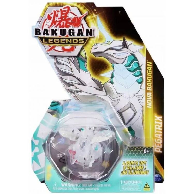 Product Spin Master Bakugan Legends: Nova Bakugan - Pegatrix (White Transparent) (20139537) image
