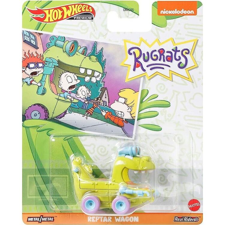 Product Mattel Hot Wheels Premium: Rugrats - Reptar Wagon Metal Vehicle (GRL61) image