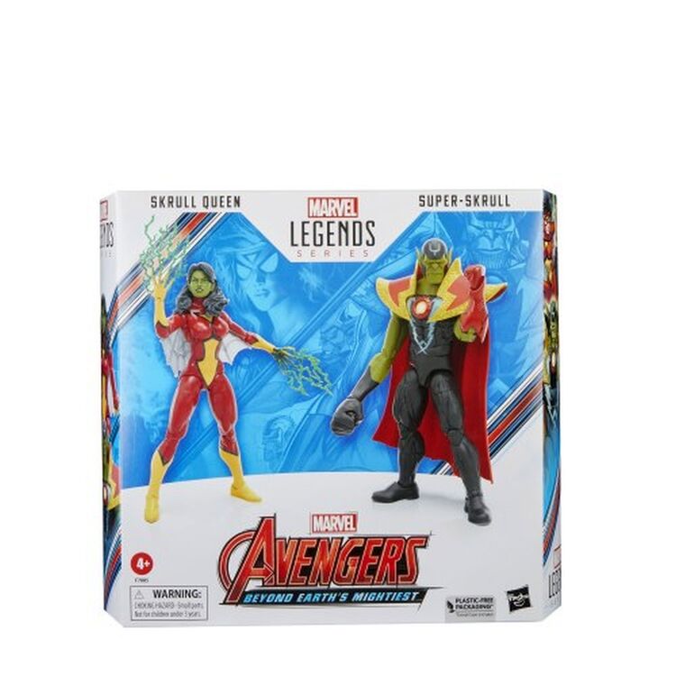 Product Hasbro Fans Marvel Avengers: Legends Series (60th Anniversary) - Beyond Earths Mightiest - Skrull Queen  Super-Skrull Action Figures (F7085) image