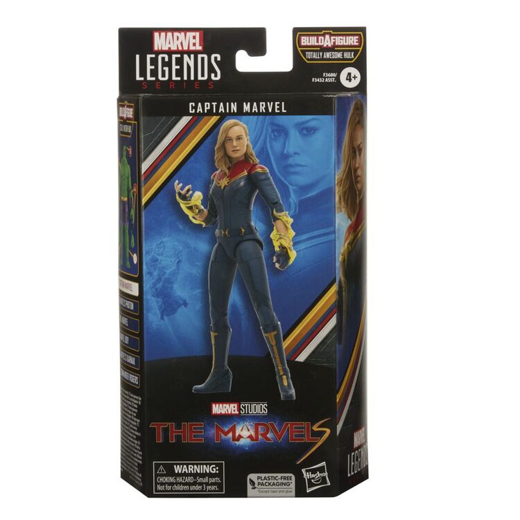 Product Hasbro Marvel Legends Series Build a Figure Totally Awesome Hulk: The Marvels - Captain Marvel Action Figure (15cm) (Excl.) (F3680) image
