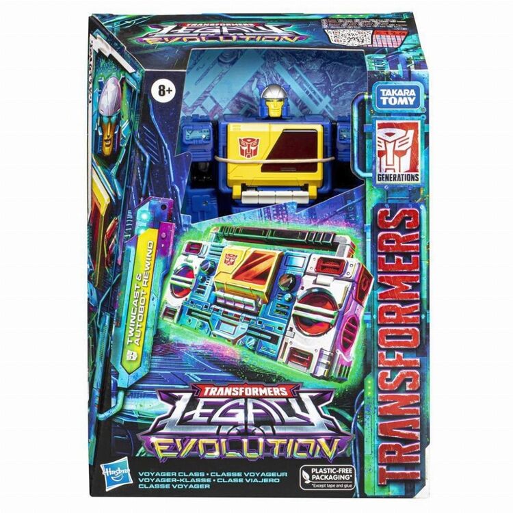 Product Hasbro Fans Transformers: Legacy Evolution - Twincast  Autobot Rewind Voyager Class Action Figure (18cm) (F7208) image