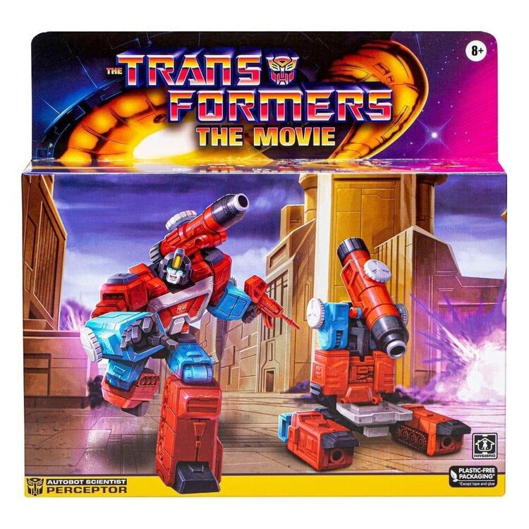 Product Hasbro Fans The Transformers The Movie: Autobot Scientist - Perceptor Retro Action Figure (14cm) (F6946) image