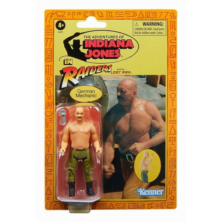 Product Hasbro Fans The Adventures of Indiana Jones: In Raiders of the Lost Ark - German Mechanic Action Figure (10cm) (Excl.) (F6079) image