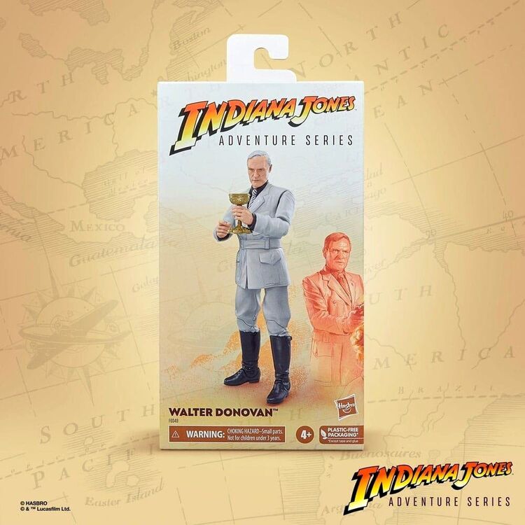 Product Hasbro Fans Indiana Jones and the Last Crusader: Adventure Series - Walter Donovan Action Figure (15cm) (Excl.) (F6049) image