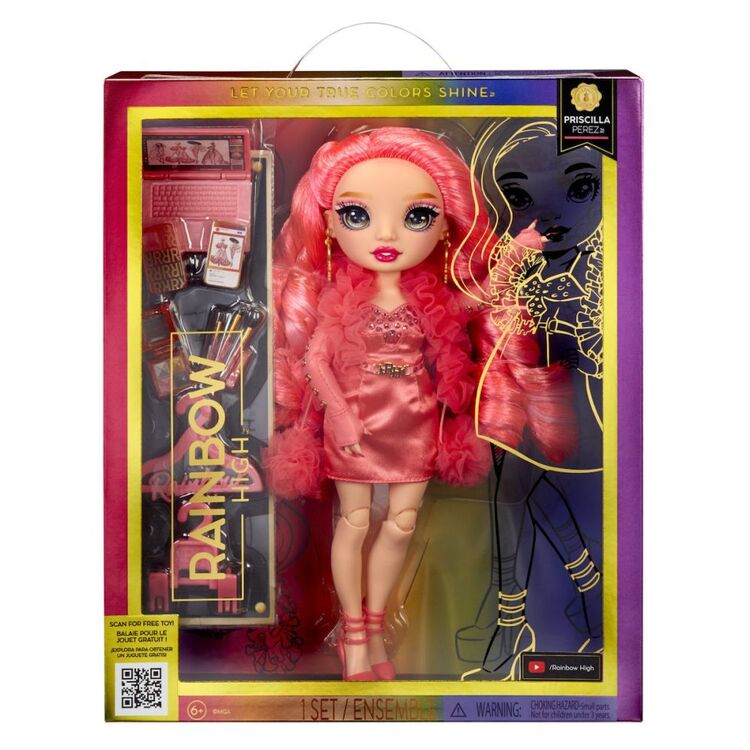 Product MGA Rainbow High: Priscilla Perez (Pink) Doll (583110EUC) image