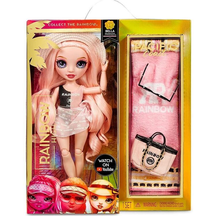 Product MGA Rainbow High: Pacific Coast - Bella Parker (Pink) Doll (578352EUCG) image