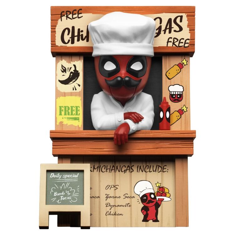 Product BK MEA Marvel: Deadpool - Deadpool’s Chimichangas Store Diorama Figure (8cm) (MEA-027) image