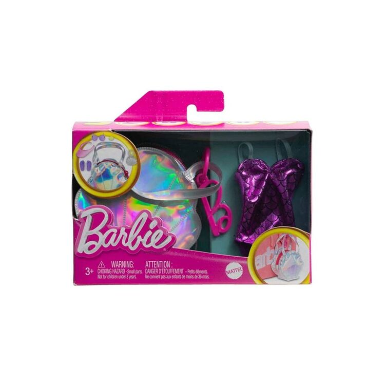 Product Mattel Barbie: Deluxe Clip-On Bag with Beach Outfit (HJT43) image