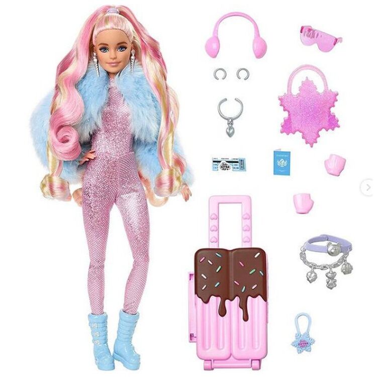 Product Mattel Barbie: Extra Fly - Snow Fashion Doll (HPB16) image