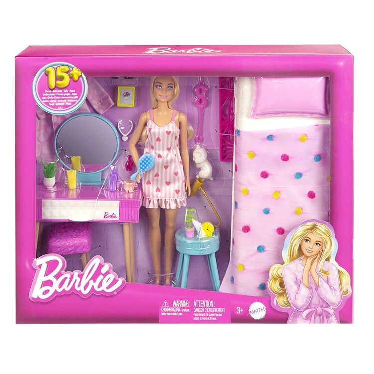 Product Mattel Barbie: Bedroom with Doll (HPT55) image