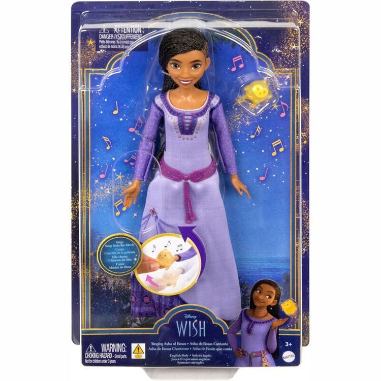 Product Mattel Disney: Wish - Singing Asha of Rosas Singing Doll (HPX26) image