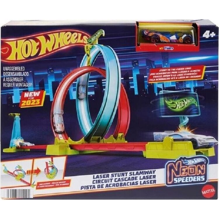 Product Mattel Hot Wheels Neon Speeders - Laser Stunt Slamway (HPC05) image