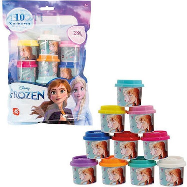 Product AS Disney: Frozen -10 Jars of Plasticine (1045-03598) image