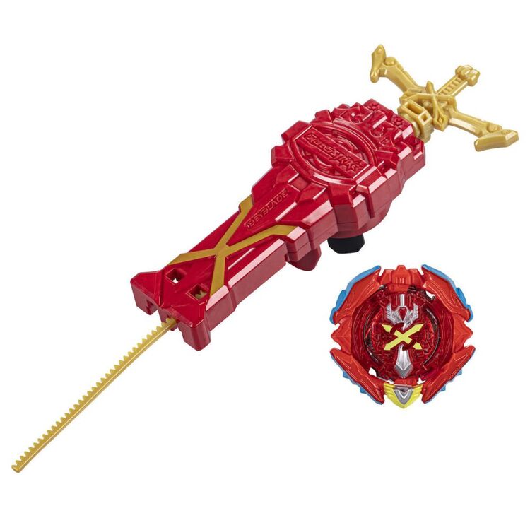 Product Hasbro Beyblade: Quad Strike - Xiphoid Xcalius X8 - XCalius Power Speed Launcher Set (F7726) image