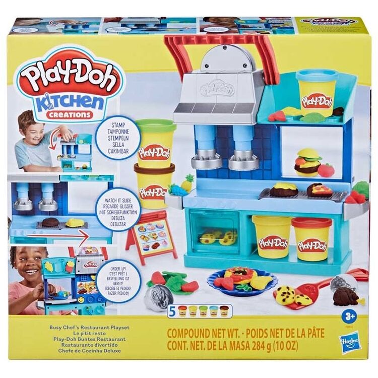 Product Hasbro Play-Doh Busy Chefs Restaurant Playset (F8107) image