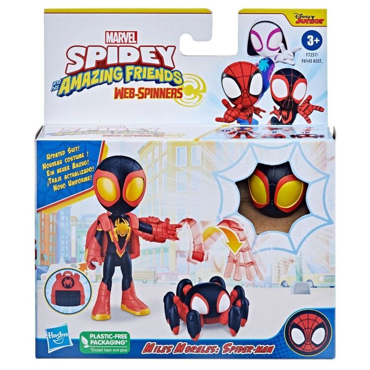 Product Hasbro Marvel Spidey and His Amazing Friends: Web-Spinners - Miles Morales: Spider-Man Action Figure (F7257) image