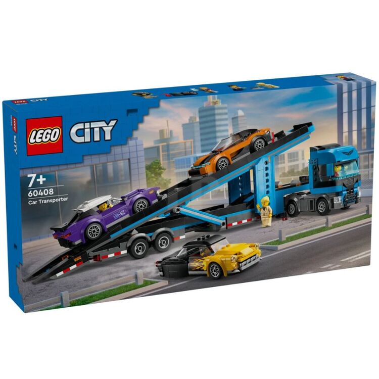 Product LEGO® City Great Vehicles: Car Transporter Truck with Sports Cars (60408) image