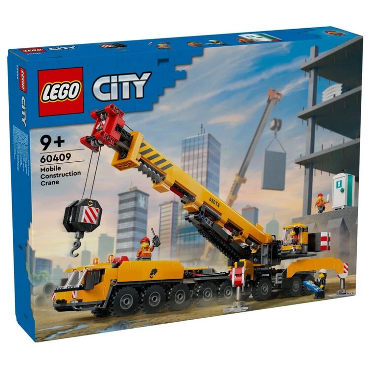 Product LEGO® City Great Vehicles: Yellow Mobile Construction Crane (60409) image