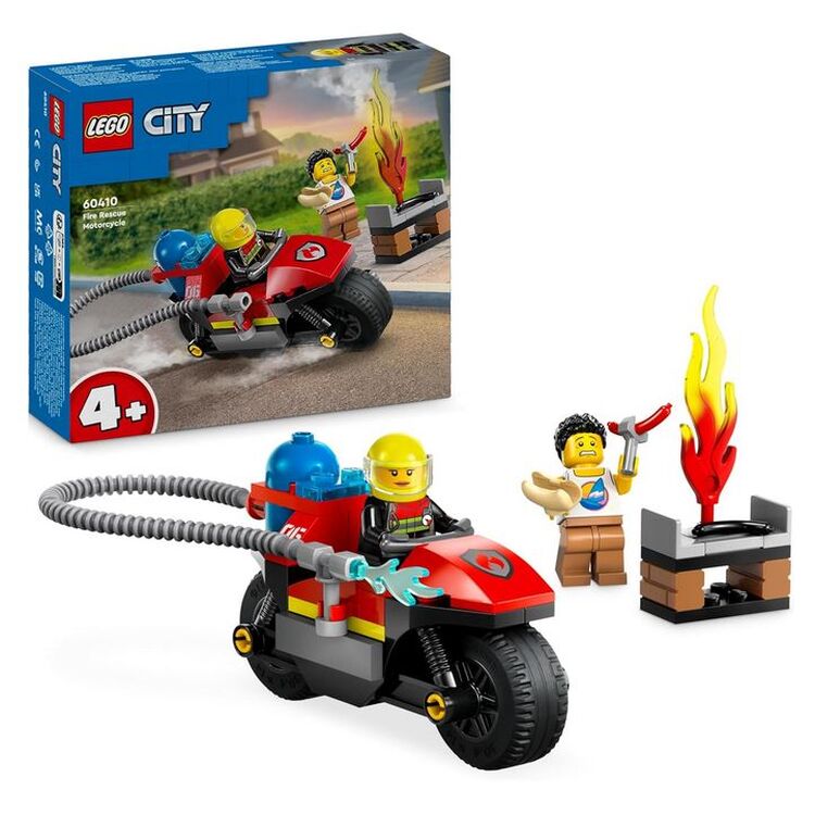 Product LEGO® City: Fire Rescue Motorcycle Building Set (60410) image