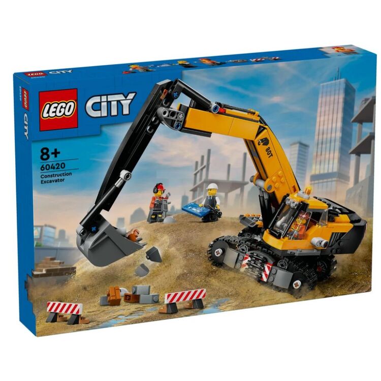 Product LEGO® City Great Vehicles: Yellow Construction Excavator (60420) image