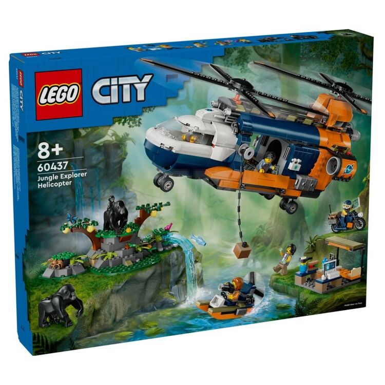 Product LEGO® City Exploration: Jungle Explorer Helicopter at Base Camp (60437) image