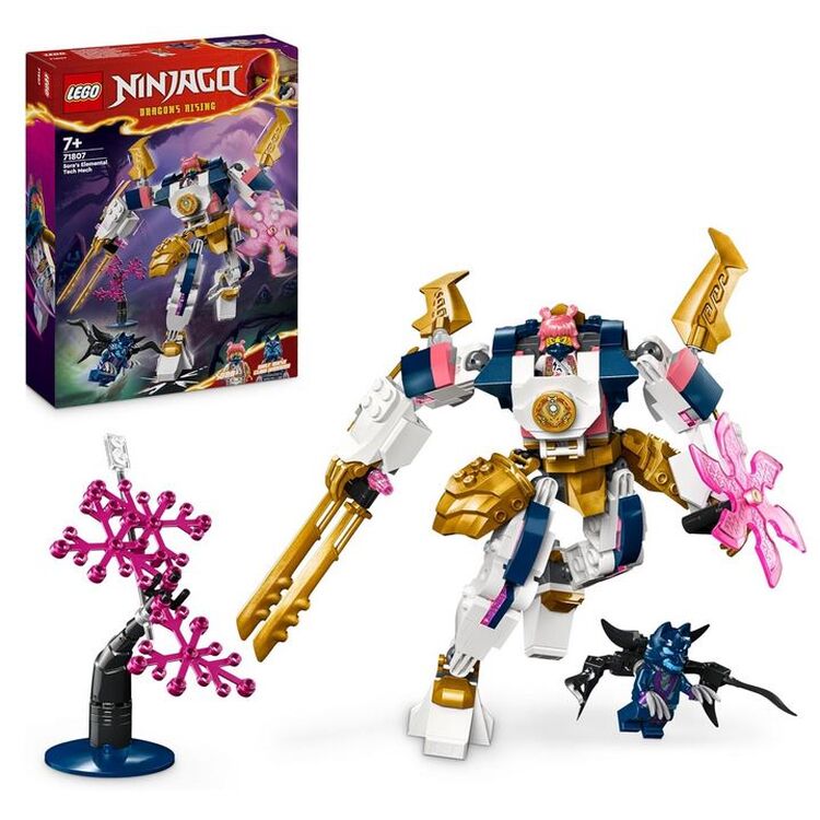 Product LEGO® NINJAGO®: Sora’s Elemental Tech Mech Toy (71807) image