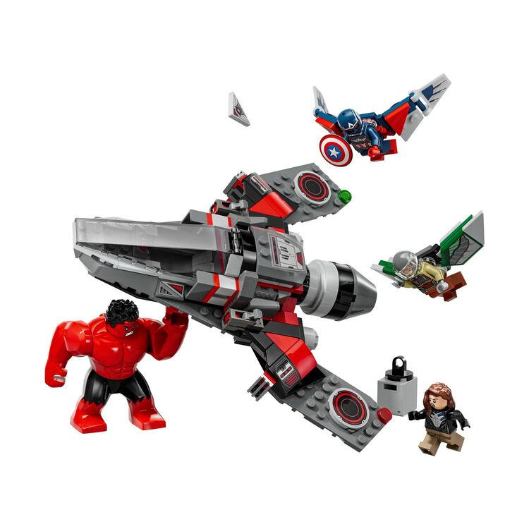 Product LEGO® Marvel: Captain America vs. Red Hulk Battle (76292) image