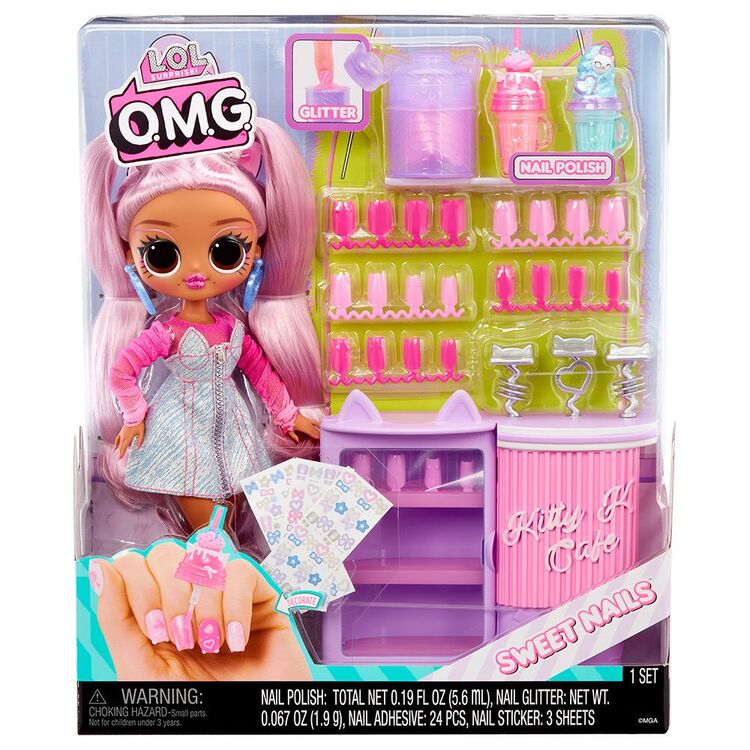 Product MGA L.O.L. Surprise!: O.M.G. Sweet Nails™ - Kitty K Café Doll (503859-EUC) image