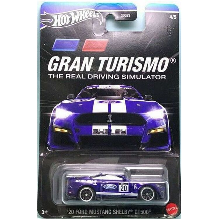 Product Mattel Hot Wheels® Gran Turismo - 20 Ford Mustang Shelby GT500 (HRV66) image