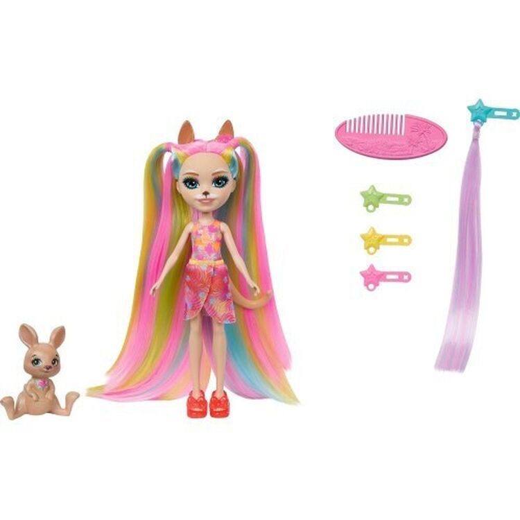 Product Mattel Enchantimals Sunshine Beach: Katrice Kangaroo  Hop - Doll with Pet (HTJ70) image