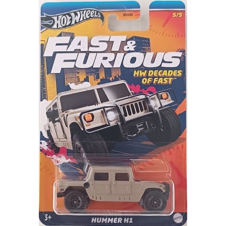 Product Mattel Hot Wheels Fast  Furious: HW Decades of Fast - Hummer H1 Vehicle (HRW45) image