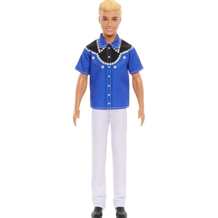 Product Mattel Barbie: Ken - Western Look with Blonde Hair Doll Fashionistas (HRH25) image