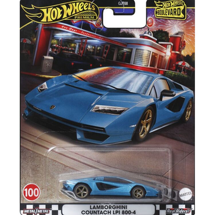 Product Mattel Hot Wheels Premium: Boulevard - Lamborghini Countach LPI 800-4 Vehicle (HRT70) image