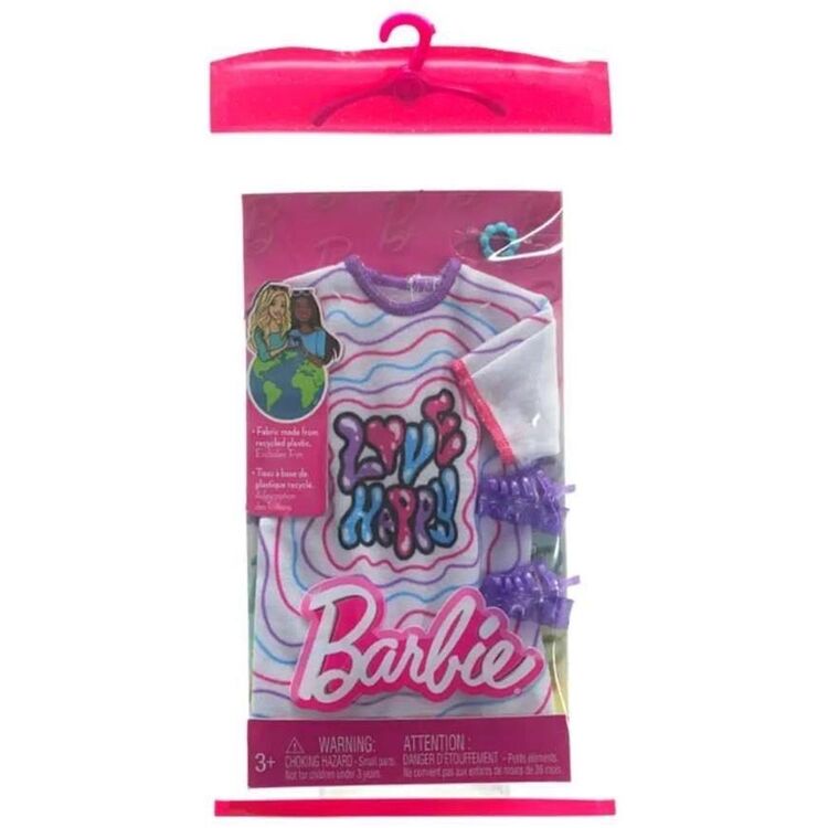 Product Mattel Barbie: Fashion Pack - Color Striped Dress With Stamp (HRH38) image