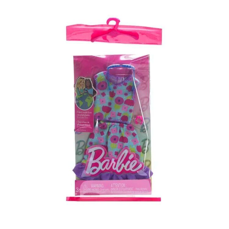 Product Mattel Barbie: Fashion Pack - Turquoise Skirt And Top With Flowers (HRH39) image