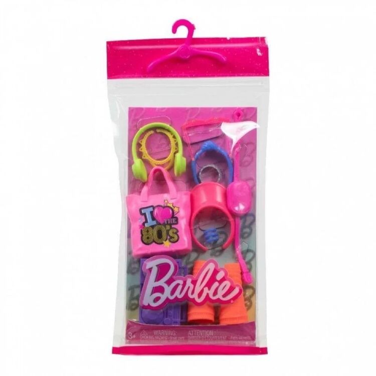 Product Mattel Barbie: Pink Bag I Love 80s Accessories (HWV74) image