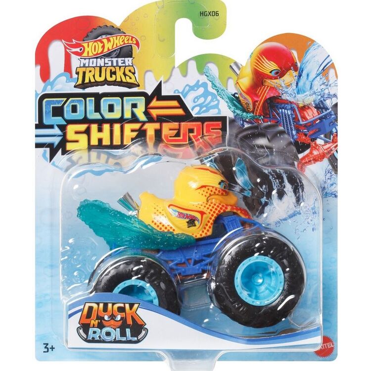 Product Mattel Hot Wheels: Monster Trucks Color Shifters - Duck N Roll Vehicle (HVH84) image