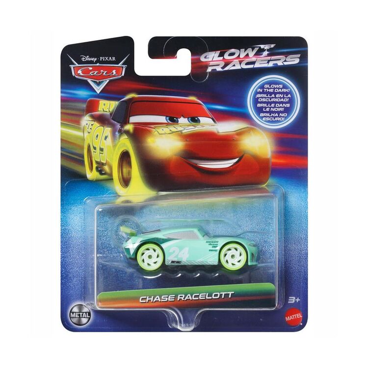 Product Mattel Disney Cars: Glow Racers - Chase Racelott Vehicle (HYM84) image