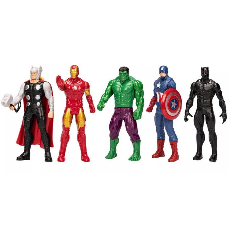 Product Hasbro Marvel Avengers: Beyond Earths Mightiest - Thor / Iron Man / Hulk / Captain America / Black Panther Action Figure Set (5 Pack) (F8677) image