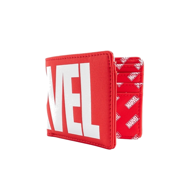 Product Loungefly Marvel Logo Red Wallet image