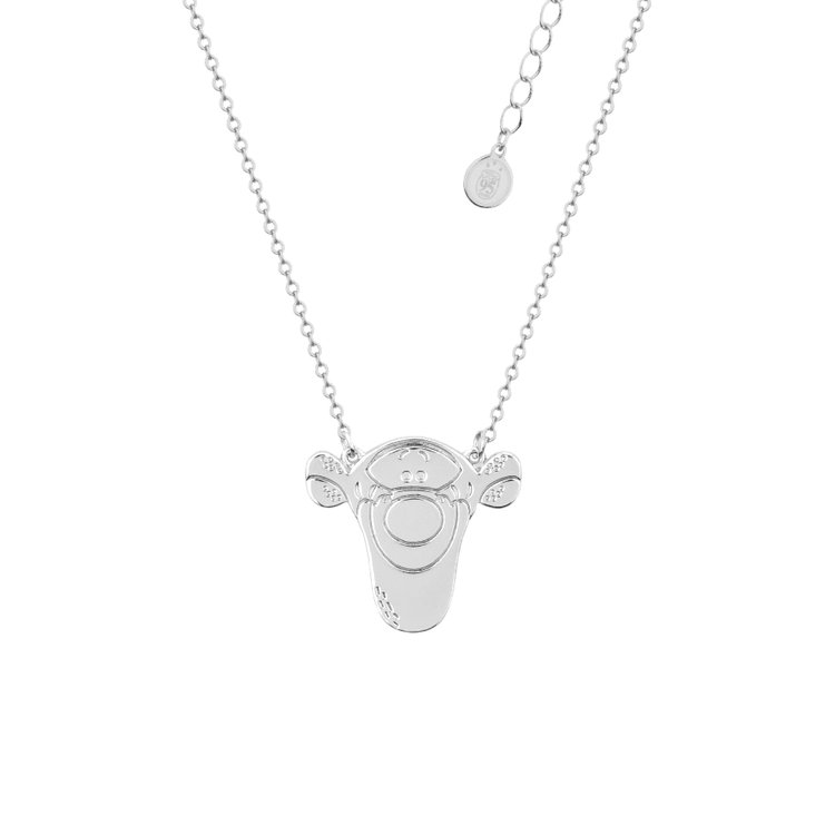 Product Disney Couture Winnie the Pooh White Gold-Plated Tigger Character Necklace image