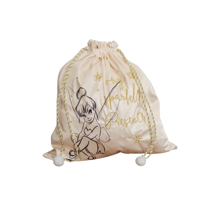 Product Disney Velvet Xmas Sack Tinkerbelle image