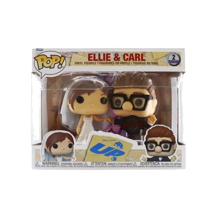 Product Funko Pop! Disney UP Carl & Ellie Wedding 2Pack (Special Edition) image