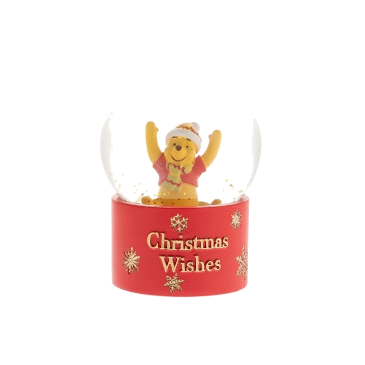 Product Disney Winnie The Pooh Snowglobe Christmas Wishes image