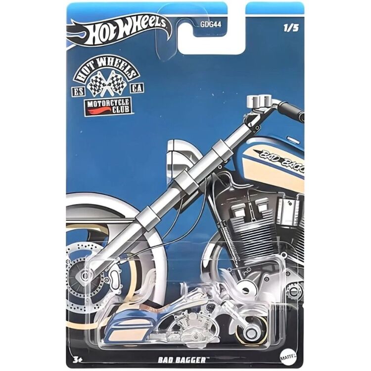 Product Mattel Hot Wheels: Motorcycle Club - Bag Bagger (HRR90) image