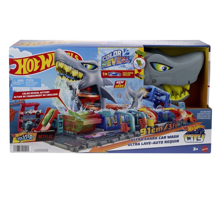 Product Mattel Hot Wheels: City - Ultra Shark Car Wash (HTN82) image