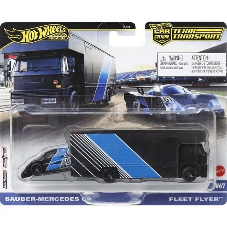 Product Mattel Hot Wheels: Premium Car Culture Team Transport - Sauber-Mercedes C9 Fleet Flyer (HRV41) image