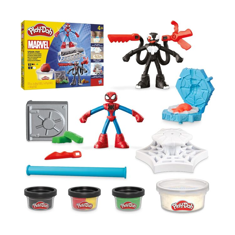 Product Hasbro Play-Doh Marvel: Spider-man - Launch And Slice Battle (F9827) image