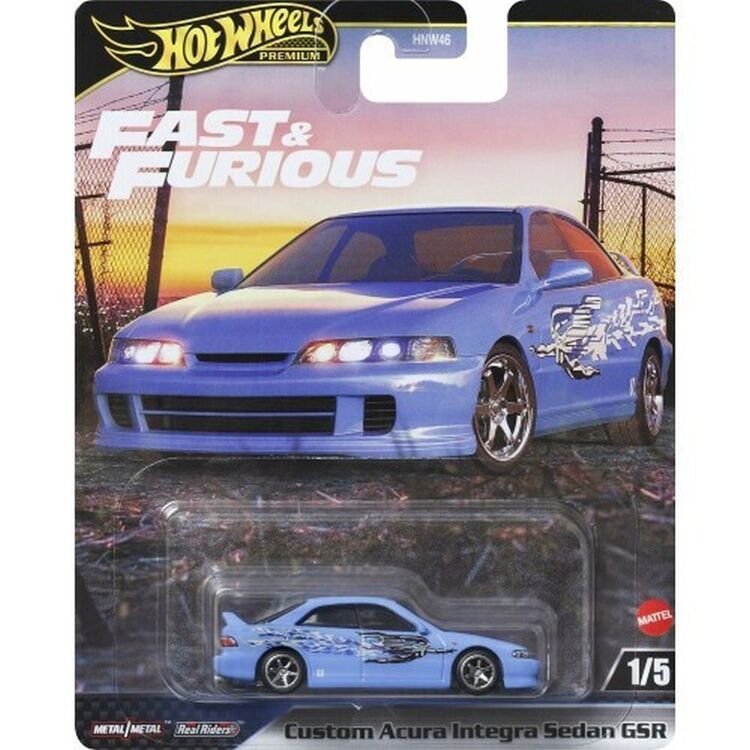 Product Mattel Hot Wheels Premium: Fast  Furious - Custom Acura Interga Sedan GSR (JDJ13) image