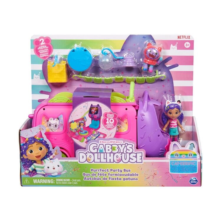 Product Spin Master Gabbys Dollhouse Gabby Party Dj Bus (6068015)* image